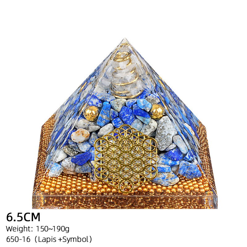 Ag65-16-lapislázuli cristal blanco