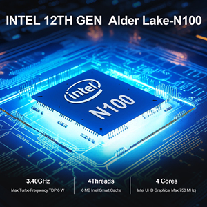 PC Mini Intel Alder Lake N100 processore DDR5 display multipli 2 * HD 1 * DP Win11 Linux Mini PC per ufficio commerciale della scuola - Product Image 4