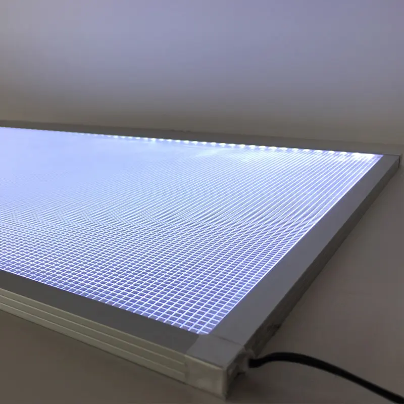 Ukuran dan Pencahayaan Dapat Disesuaikan Lampu Panel Peraga Led Ramping untuk Ruang Pertemuan