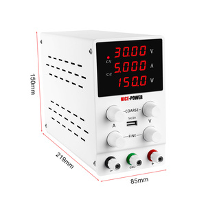 Nice-power sps305 Einstellbares Gleichstrom netzteil Vertikales 4-stelliges Display USB-Ausgang 5 V2A für die Wartung von Handy computern - Product Image 3