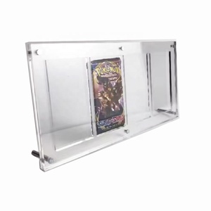 <strong>Custom</strong> Clear Pokemon Cards Storage <strong>Display</strong> Box Acrylic <strong>Frame</strong> for Graded Sports Card <strong>Display</strong> - Product Image 5