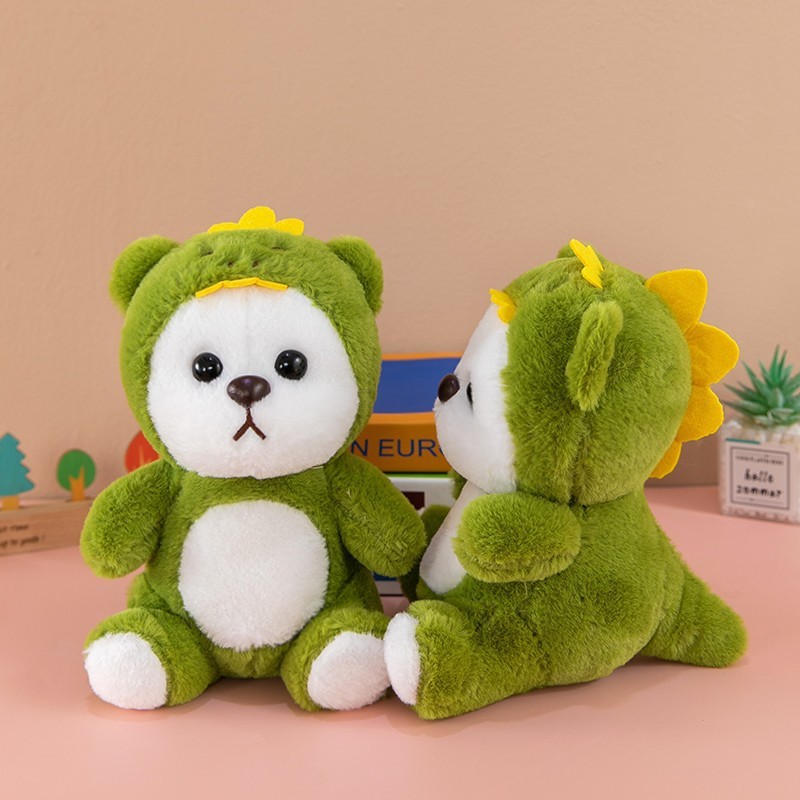 Oso dinosaurio verde