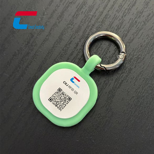 Su geçirmez yazdırılabilir Qr kodu silikon Pet etiketleri çift taraflı baskı anahtarlık kayıp izleme NFC akıllı köpek kimlik etiketi - Product Image 6