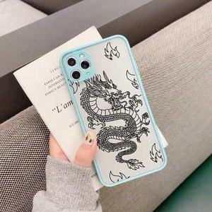 เคสโทรศัพท์ลายมังกรดำสำหรับ iPhone 15 14 13 12 11Pro XR XS MAX 7 8 plus SE เคสหลังแบบแข็งลายสัตว์เคส funda - Product Image 5