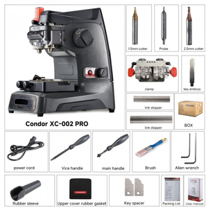 Xhorse Condor XC-002 PRO manuel anahtar kesme makinesi PN: xc0202optimize edilmiş performans Ultra yüksek hassasiyetli çoğaltma - Product Image 6