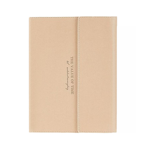 Bloc de notas magnético A5 personalizado, organizador de diario estilo Ins, cuero encuadernado en espiral para estudiantes, planificador de negocios para impresión - Product Image 1