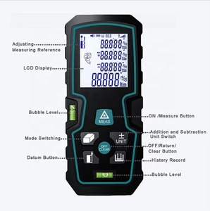 Dijital lazer ölçüsü 50/70/100/120M 2 kabarcık seviyesi m/ft/ünitede IP54 arkadan aydınlatmalı lazer telemetre ölçüm mesafesi ölçer - Product Image 4