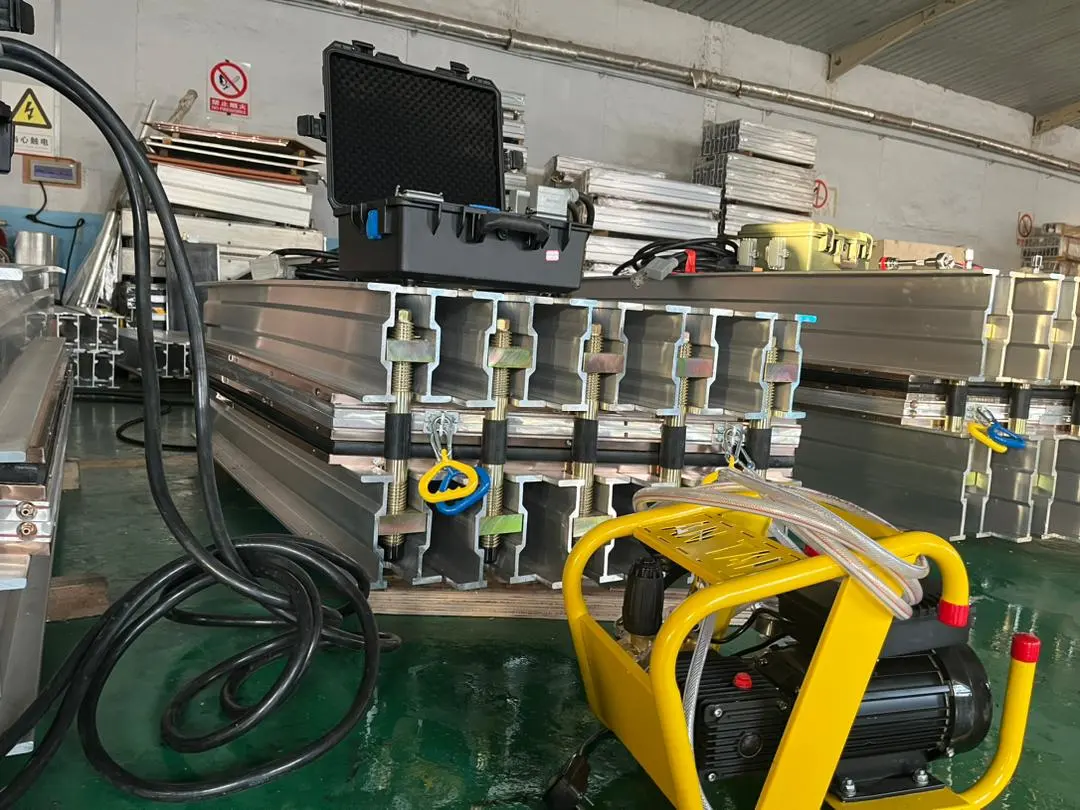 Portable electric Conveyor belt hot splicing vulcanizing press machine