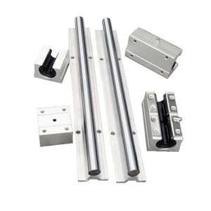 Rieles lineales SBR20, guía lineal de 1000mm y 20mm, bloque de rodamiento de bolas, enrutador CNC, 4 Uds., SBR20UU, 2 uds.