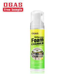 <strong>OGAS</strong> Shoes Care Tool <strong>Kit</strong> With 150ml Multipurpose Foam Cleaner Woodhandle Brush and Towel Shoes Quick Cleaning <strong>Kit</strong> - Product Image 2