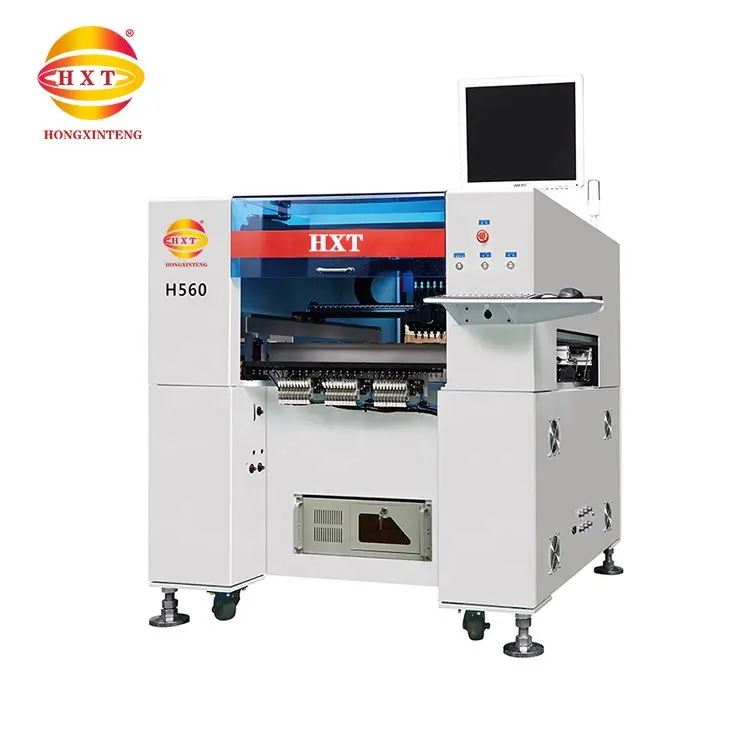 SMD LED chip mounter tốc độ cao lắp ráp bảng PCB dây chuyền sản xuất tự động SMT 6 đầu chọn và đặt máy