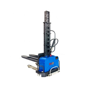 Apilador de carga automática completamente eléctrico Elevador de palés portátil Descarga 2T Capacidad 1100mm Altura de elevación para camión con CE - Product Image 4