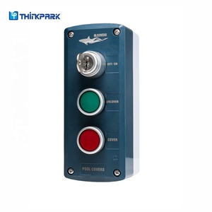Водонепроницаемый наружного использования 415V Ui 10A I-й кнопочный переключатель с клавишами для крышек бассейна и рулоновых ставен и дверей - Product Image 1