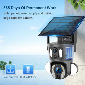 LS VISION 4G Solar Interior Exterior CCTV Sistema de cámara de seguridad inalámbrica con visión nocturna NVR Almacenamiento de datos en la nube 4G WIFI CCTV - Product Image 6