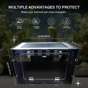 New Design Solid Pattern Simple Stackable Design Reptile Growth Enclosure Terrarium Pet Cages <strong>Arboreal</strong> Reptile Enclosure - Product Image 2