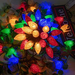 8 modalità funzione Timer impermeabile LED fata scintillio spinotto luci per esposizione albero di natale all'aperto