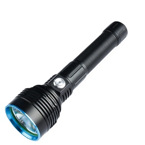 电源手电筒USB充电金属按钮超亮长枪铝手电筒 - Product Image 1