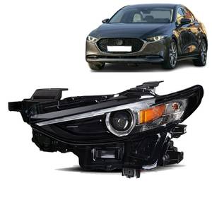 โคมไฟหน้า LED พร้อมตัวสะท้อนแสงสำหรับ2019 2020 2021 MAZDA 3แบบปรับได้พร้อมไฟวิ่ง - Product Image 1