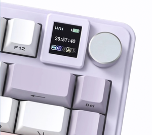 Wireless Wired USB PC <strong>Computer</strong> Mechanical Switch RGB Backlit Gaming Mechanical <strong>Keyboard</strong> with TFT Display - Product Image 3