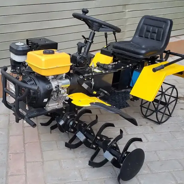 Fábrica de China de alta eficiencia ATV cultivadores agrícola Rotovator Mini Power Tiller Tractor rotativo Mini Power Tiller