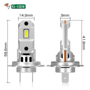 G-View หลอดไฟหน้ารถ Led 40W 8000LM ล่าสุด, หลอดไฟ LED อัตโนมัติ H18 H7สำหรับ X5 A4 X2โมเดลรถ - Product Image 6