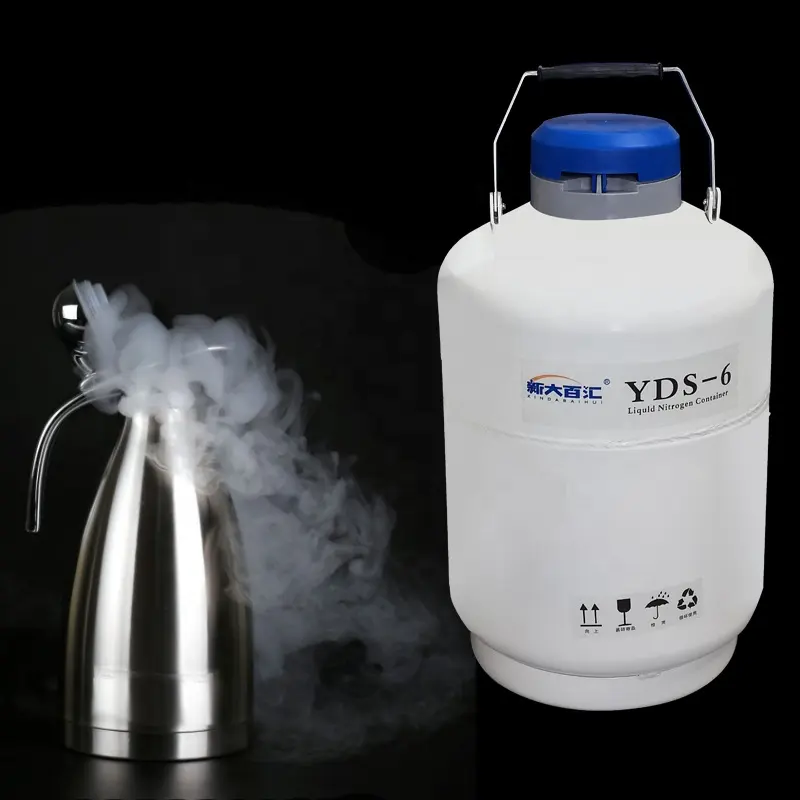 YDS 10 contenitore per azoto liquido di stoccaggio da 80mm insalata di azoto liquido frullato di latte alito del drago con mestolo