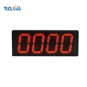 Gran contador de pulsos digital LED de 6 pulgadas y 4 dígitos con pantalla para temporizadores y aplicaciones de conteo - Product Image 1