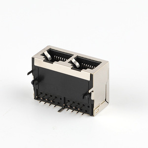 Adattatore connettore Jack RJ45 2 porte 16 pin cavo di rete Ethernet RJ45 adattatore connettore Splitter femmina - Product Image 4