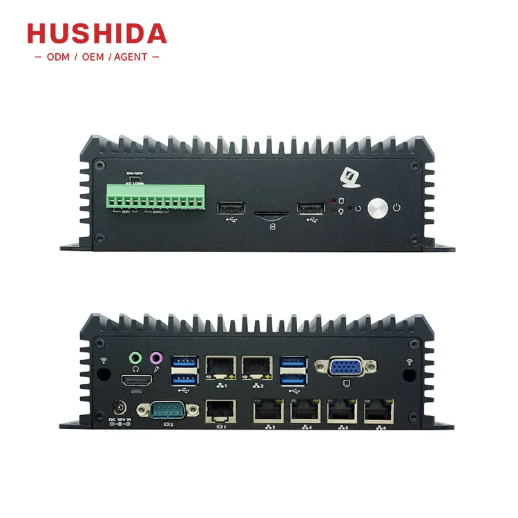 HUSHIDA Pfsense Hardware I3 I5 I7 7100U Mikrotik Firewall De Marcas Vpn Server Alat Keamanan Jaringan Router Desktop Mini PC