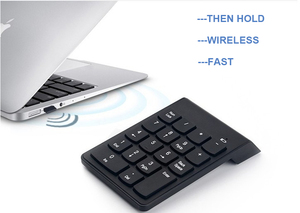 Prezzo di fabbrica super sottile tastiera numerica 2.4Ghz wireless numero pad per computer