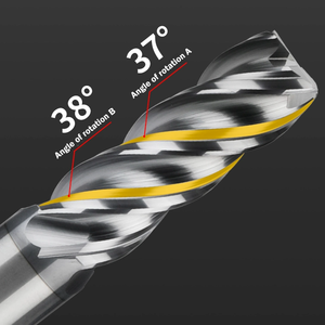 JX 4 flüt Tungsten karbür Cnc yüz freze kesiciler parmak freze çakısı uzun sap freze aracı - Product Image 5