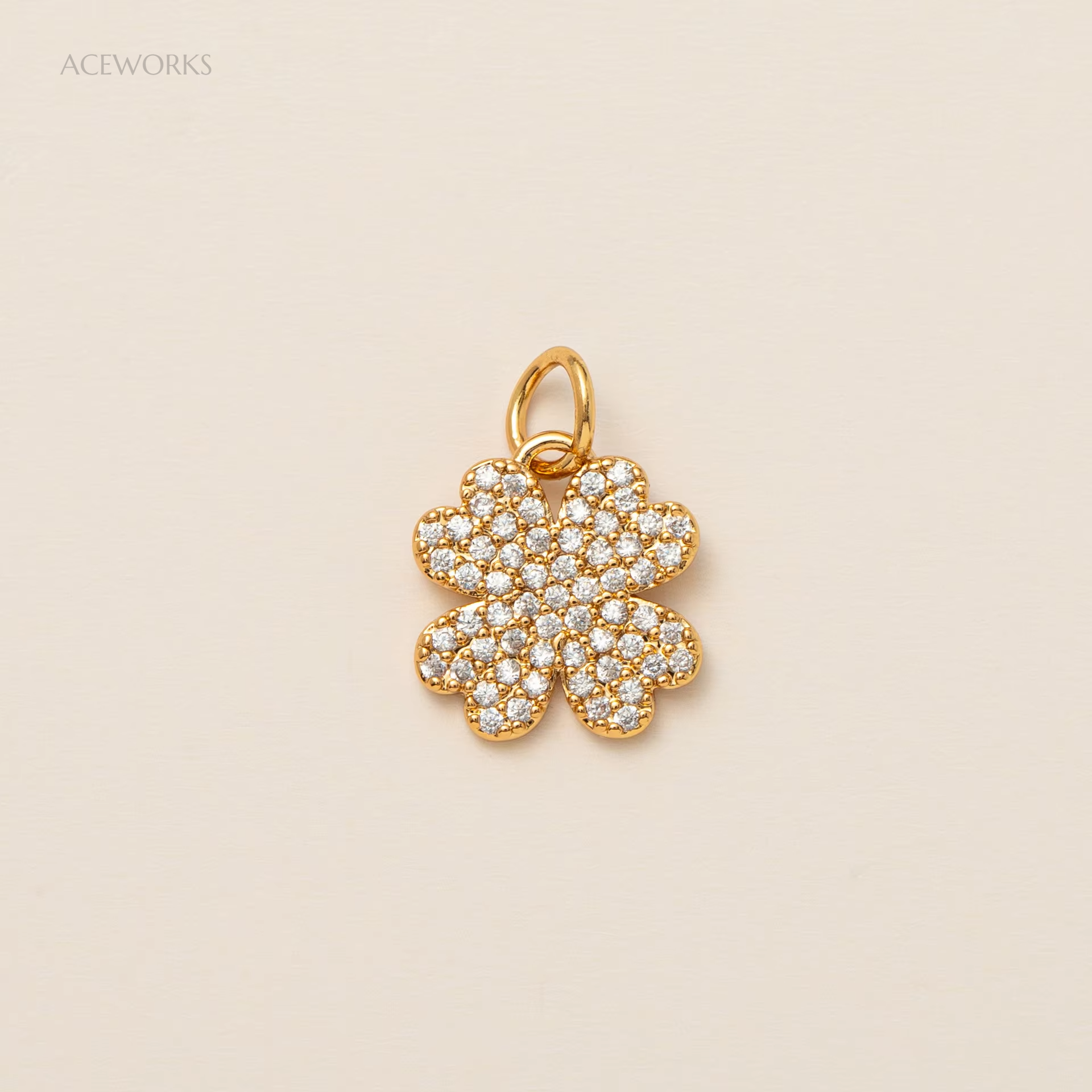Four leaf clover 1PCS Gold