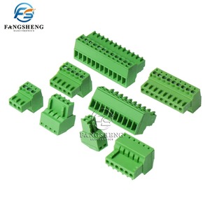 1 par 15EDG 2,54mm KF2EDG PCB conector de bloque de terminales de tornillo ángulo recto/enchufe de aguja recta enchufe de 2-12 pines - Product Image 3