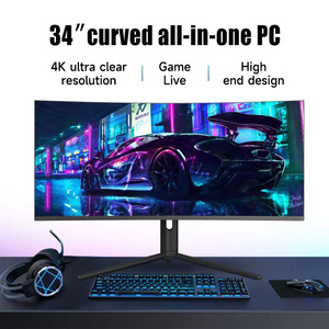 New Product 34 All in One Desktop I9 <strong>Computer</strong> 34 Inch Portable Core I7 Touch Screen I5 <strong>Processor</strong> Monitor Curved Aio