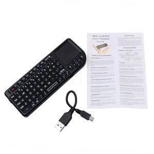 Portable 2.4g Handheld <strong>Wireless</strong> <strong>Keyboard</strong> With Touch Pad Backlit Bt Mini Remote A8 Mini <strong>Keyboard</strong> for Laptop