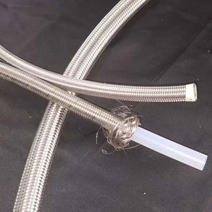 家用电器用优质柔性透明耐酸碱腐蚀聚四氟乙烯编织软管