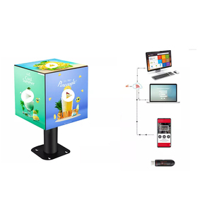 Indoor P2 Magic LED-Bildschirm Kreative Würfelform 4K Auflösung 4 5 6-seitige Werbe schilder Modul Animation Display-Funktion - Product Image 1