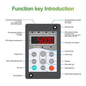 Inversor de elevador de alto rendimiento CKMINE 7.5kW 220V monofásico a trifásico 380V Control de velocidad de frecuencia variable VFD - Product Image 4