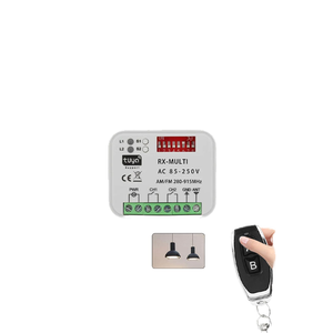 433MHz telecomando Wireless DC 12V alimentatore a 4 pulsanti tastiera in silicone funzione di temperatura intelligente per l'apprendimento uso Garage - Product Image 1