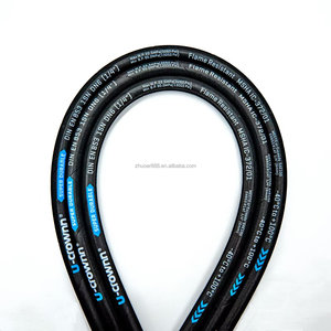 SAE100 1SN/2SN/R1/<strong>R2</strong> <strong>1</strong>/4&quot; to <strong>2</strong>&quot; Hydraulic <strong>Hose</strong> High Pressure Rubber Flexible Rubber Hydraulic <strong>Hose</strong> - Product Image 4