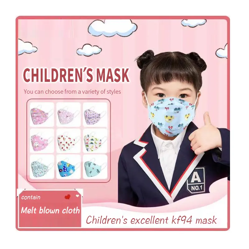 Child Kf94 Mask Kids Facemask For Kids Kn94 Children Baby Mask Kpop Mask Fish Shape Facemask