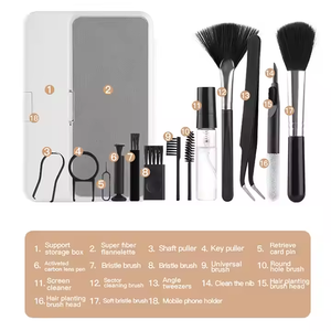 18 in 1 Cleaner Tool Kit Laptop <strong>Keyboard</strong> <strong>Computer</strong> Dust Removal Soft Brush <strong>Screen</strong> Phone Gap <strong>Clean</strong> Pen Earphone Cleaning Set - Product Image 2