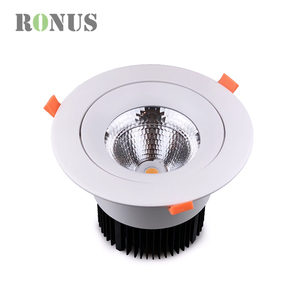 Yüksek parlaklık yuvarlak depo aşağı ışık 60W LED gömme COB Downlight - Product Image 6