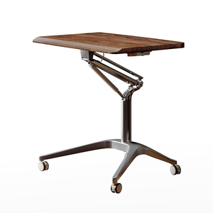 Mesa de trabajo de pie para ordenador de Elevación neumática de gama alta, escritorio de escritura para el hogar, escritorio de oficina, cuaderno pequeño, escritorio móvil - Product Image 6
