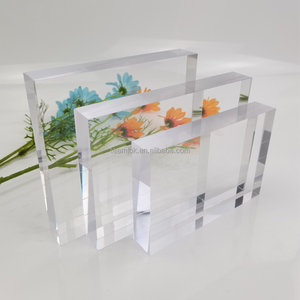 Thick Acrylic Block Photo <strong>Frame</strong> Acrylic Frameless Picture <strong>Frame</strong> 5x7 6x6 6x8 8x8 <strong>8x10</strong> Customized 3x5 4x4 4x6 5x5 Plastic <strong>4</strong> Color - Product Image 5
