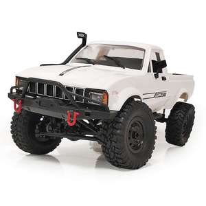WPL C24 1/16 ölçekli 4WD RC araba 2.4G paletli Off-Road 2CH araç modelleri Motor Servo ve kafa ışık içerir - Product Image 1