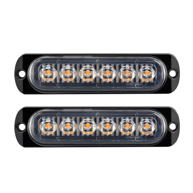 LED étanche IP66 12 24 volts clignotant d'avertissement LED voiture stroboscopique clignotant