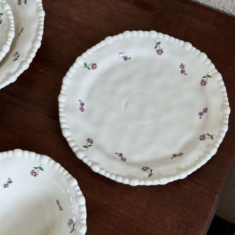 white-10 inch plate
