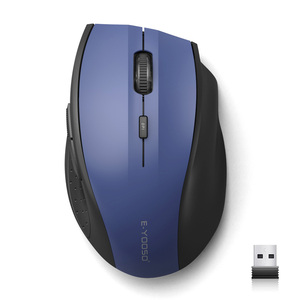 Mouse per Computer 5 DPI regolabili 800/1200/1600/2400 6 pulsanti mouse mouse ottico Wireless per computer con ricevitore USB Nano - Product Image 3
