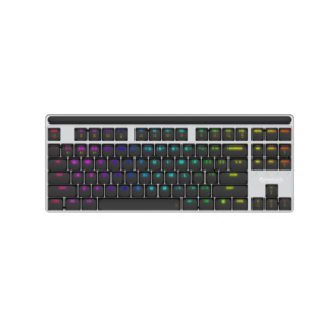 RGB机械键盘棕色开关游戏键盘80% TKL风格2.4G BT有线全RGB QMK键盘 - Product Image 1
